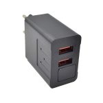 Adaptor cu 2 porturi USB si afisaj LED, 80 cm - ShopSee - Magazin online