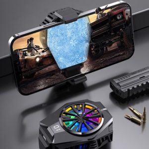 Cooler cu suport pentru telefon CL8, afisaj digital, LED - ShopSee - Magazin online