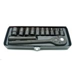 Trusa profesionala cu chei tubulare hexagonale, 10 capete - ShopSee - Magazin online