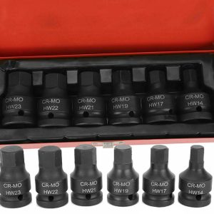 Trusa profesionala chei tubulare 3/4”, 6 piese - ShopSee - Magazin online