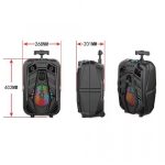 Boxa tip troler ZQS8133, bluetooth, MP3, AUX, USB, 45W P.M.P.O. - ShopSee - Magazin online