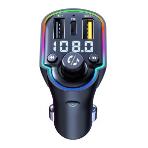 Modulator auto cu bluetooth A8, Handsfree, FM, USB, LED RGB - ShopSee - Magazin online
