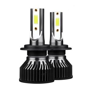 Set 2 Becuri auto LED COB, F2 H4, 100W - ShopSee - Magazin online