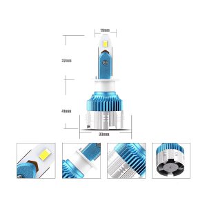 Set 2 becuri auto Mi2LED H1, 110W/set, 9/32V, canbus, 6500k - ShopSee - Magazin online