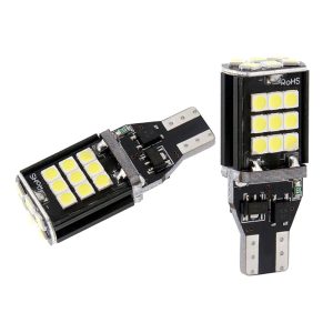 Set 2 Becuri auto LED SMD, T15, 15W/bec, Canbus - ShopSee - Magazin online