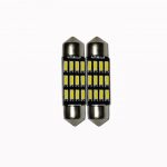 Set 2 x Bec LED 36mm, 12LED SMD, 12V, ALB, 4014 - ShopSee - Magazin online