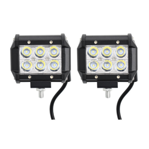 Set 2 proiectoare dreptunghi, 6LED, 120W/set, 12V - ShopSee - Magazin online