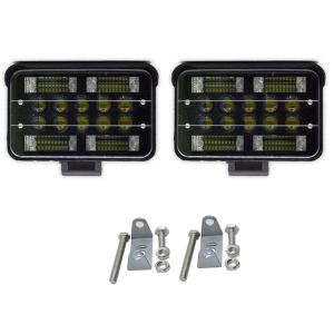 Set 2 proiectoare LED, 192W/proiector, alb - ShopSee - Magazin online