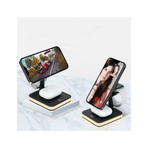 Incarcator wireless 4in1, 991, lumini LED, 25W - ShopSee - Magazin online