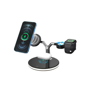 Incarcator wireless 3 in 1, 970 (2 culori) - ShopSee - Magazin online