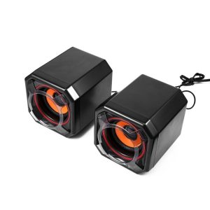 Set 2 boxe audio, Q88, 30W P.M.P.O., cablu USB - ShopSee - Magazin online