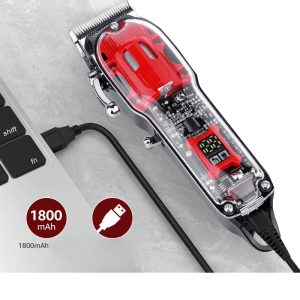 Masina profesionala de tuns LF63, ecran LED (accesorii incluse) - ShopSee - Magazin online