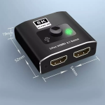 Adaptor HDMI cu 2 porturi USB QZ8Q2, iesire 4K, 8K - ShopSee - Magazin online