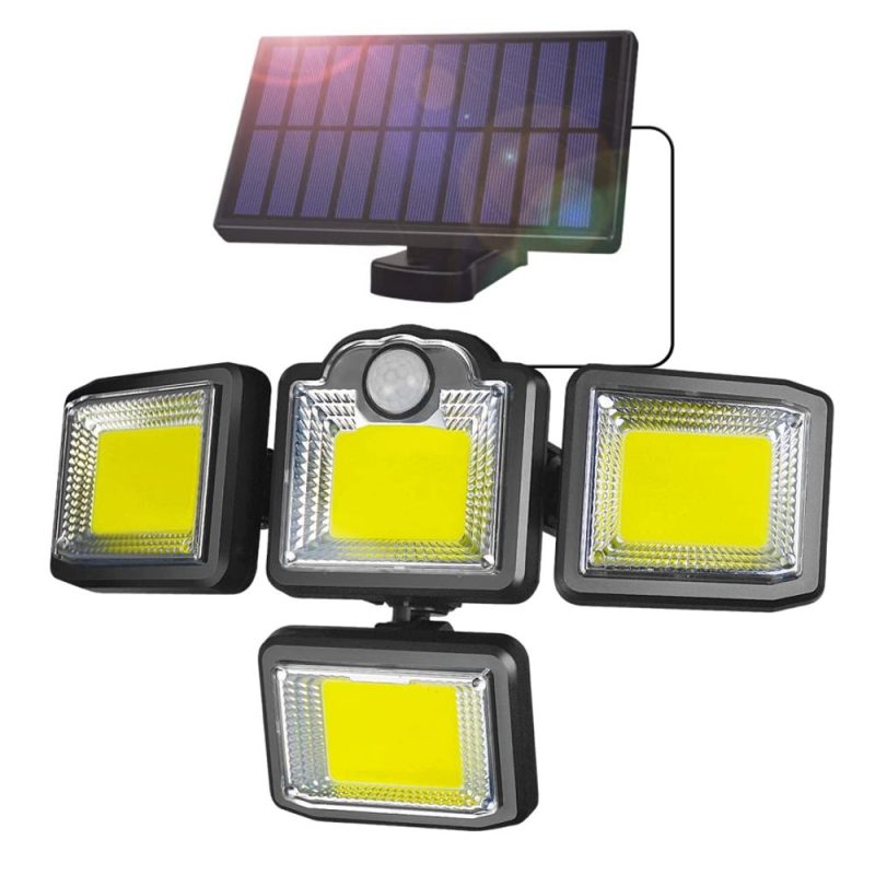 Lampa solara 192LED, 1929, suport prindere, senzor, 40W - ShopSee - Magazin online