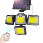 Lampa solara 192LED, 1929, suport prindere, senzor, 40W - ShopSee - Magazin online