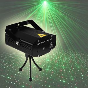 Proiector LED JC21, 6 jocuri de lumini rosu si negru, 5W - ShopSee - Magazin online