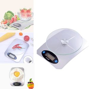 Cantar digital de bucatarie, afisaj LCD, E011 (maxim 5kg) - ShopSee - Magazin online
