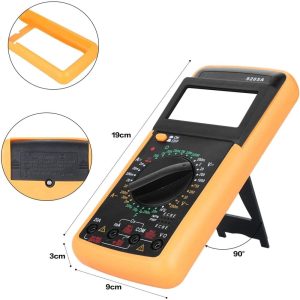 Multimetru digital cu afisaj LCD, carcasa anti soc,  AC/DC - ShopSee - Magazin online