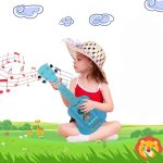 Mini chitara clasica pentru copii albastra, 53cm, lemn - ShopSee - Magazin online