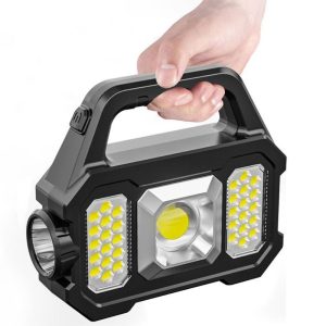 Lanterna multifunctionala D855, lumina laterala COB, USB - ShopSee - Magazin online