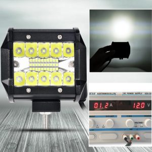 Set 2 x Proiectoare auto 20LED, 4 inch, 120W/set, 12/24V, 6000K - ShopSee - Magazin online