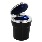 Scrumiera auto cu capac B232, LED albastru, universala, 3 culori - ShopSee - Magazin online