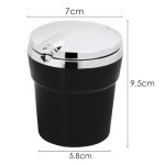 Scrumiera auto cu capac B232, LED albastru, universala, 3 culori - ShopSee - Magazin online