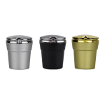 Scrumiera auto cu capac B232, LED albastru, universala, 3 culori - ShopSee - Magazin online