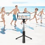 Selfie stick reglabil cu telecomanda Q01, trepied - ShopSee - Magazin online