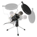 Microfon profesional cu mini trepied si condensator, WG500 - ShopSee - Magazin online