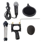 Microfon profesional cu mini trepied si condensator, WG500 - ShopSee - Magazin online