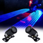 Set 2 lampi laterale, motocicleta, Angel Wings, albastru - ShopSee - Magazin online