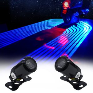 Set 2 lampi laterale, motocicleta, Angel Wings, albastru - ShopSee - Magazin online