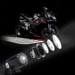Set 2 lampi laterale, motocicleta, Angel Wings, albastru - ShopSee - Magazin online