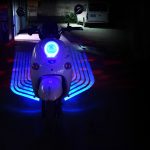 Set 2 lampi laterale, motocicleta, Angel Wings, albastru - ShopSee - Magazin online