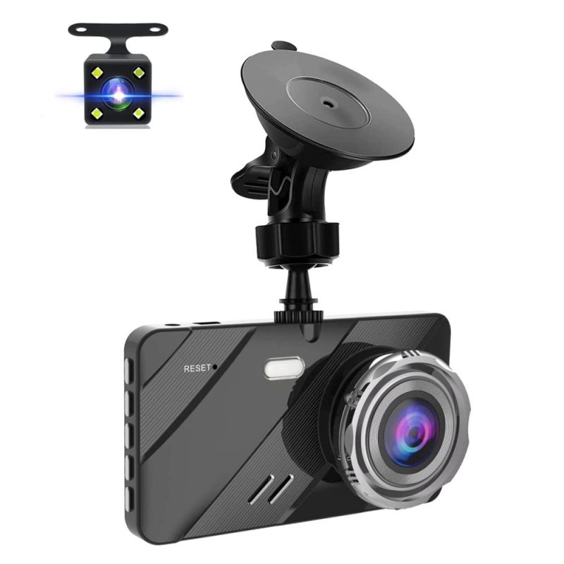 Camera dubla auto DVR, Full HD, ecran LCD 4” - ShopSee - Magazin online