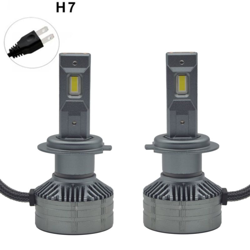 Set 2 becuri auto V80 H7, LED, 100W per bec, 12000 lumeni, 6000K - ShopSee - Magazin online