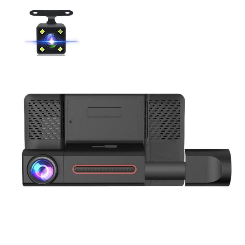 Camera auto tripla DVR, Full HD, inregistrare automata, 4” - ShopSee - Magazin online