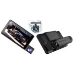 Camera auto tripla DVR, Full HD, inregistrare automata, 4” - ShopSee - Magazin online