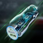 Adaptor universal auto cu 2 USB, LED, 38W - ShopSee - Magazin online