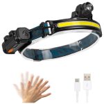 Lanterna frontala de cap, USB, LED, 6 moduri iluminare - ShopSee - Magazin online