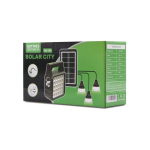 Sistem iluminare LED cu panou solar GD105, 80W, 3 becuri - ShopSee - Magazin online