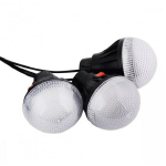Sistem iluminare LED GD101, panou solar, 80W, 3 becuri - ShopSee - Magazin online