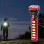 Lanterna LED cu incarcare solara HB7071, 18W, 5 faze de iluminare - ShopSee - Magazin online