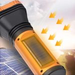 Lanterna LED cu incarcare solara HB7072, 10W, 4 faze de iluminare - ShopSee - Magazin online
