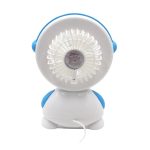 Mini ventilator 2 in 1 cu lumina LED, 2 culori, USB, silentions - ShopSee - Magazin online
