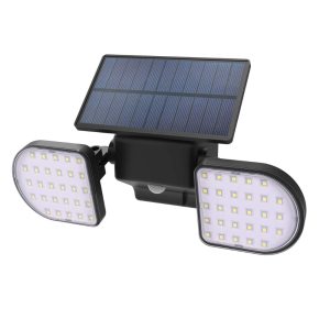 Lampa solara dubla TY863, 20W, 56LED SMD, senzor de miscare - ShopSee - Magazin online