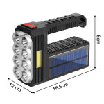 Lanterna multifunctionala cu incarcare solara SD623, 20W, 8LED - ShopSee - Magazin online