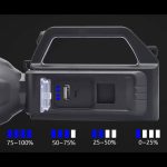 Lanterna de mana cu incarcare solara YD899T, 20W - ShopSee - Magazin online