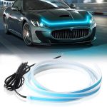 Banda LED auto flexibila pentru capota, 1.5m, alb rece - ShopSee - Magazin online